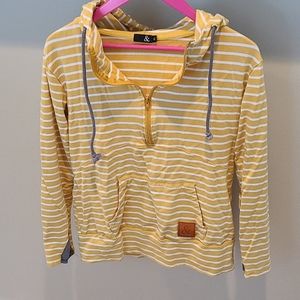 Ampersand Ave. Half zip hoodie from Mindy Mae